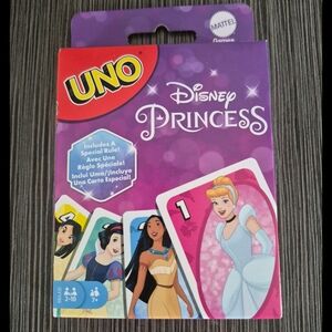 Disney Princess UNO Card Game - Purple & Pink
